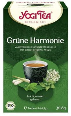 Yogi Tea®, Yogi Tea GmbH 6x Yogi Tea® Grüne Harmonie Bio 17x1,8g