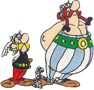 HKM 5936-0009196 - Asterix & Oberlix Applikation, Bügelbild, Patch, ca. 8,5 x 10