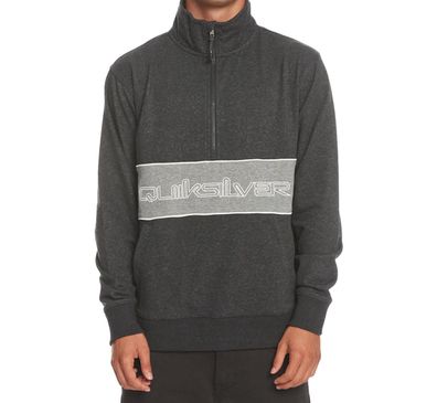 Quiksilver Sweat Zip Neck Bold Omni Qz black heather