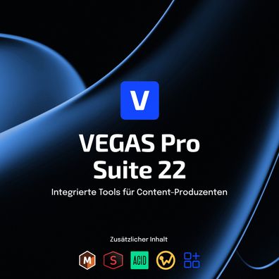 VEGAS Pro Suite 22 | Video Software | Video Editing Windows | 1 Volllizenz