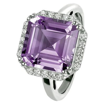 Jacques Lemans - Ring Sterlingsilber mit Amethyst - SE-R104D