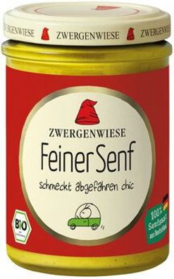 Zwergenwiese 6x Feiner Senf 160ml