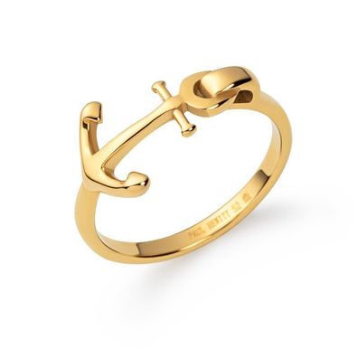 Paul Hewitt - Ring - Damen - gelbgold-plattiert - The Anchor II gelbgold