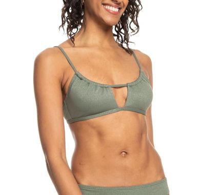 ROXY Bikini Top Shiny Wave agave green