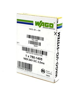 Wago 750-1405 DC 24 V 3 ms 16-Kanal-Digitaleingang