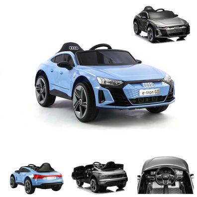 Es-Toys Kinder Elektroauto Audi E-Tron GT, EVA-Reifen, Softstart, Stoßdämpfer