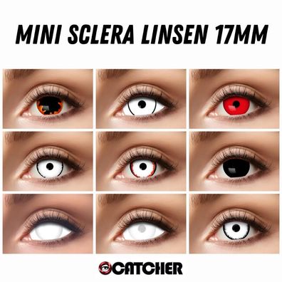 Mini Sclera Kontaktlinsen 17mm verschiedene Farben