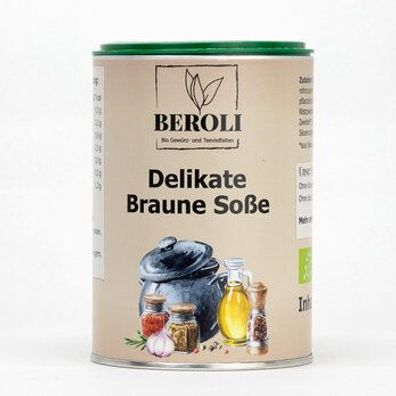 Bio Beroli 6x Delikate Braune Soße glutenfrei Beroli 168g