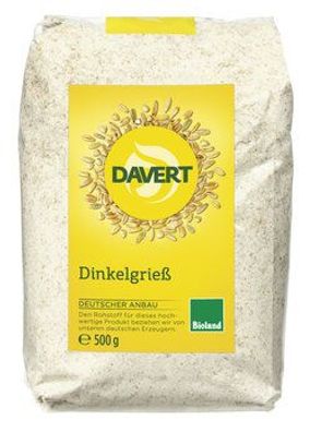 Davert Dinkelgrieß Bioland, 500g 500g