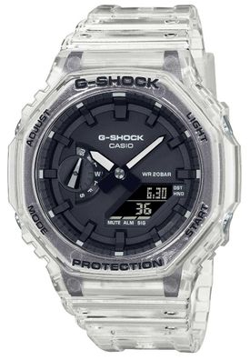 Casio G-Shock Uhr GA-2100SKE-7AER Armbanduhr transparent