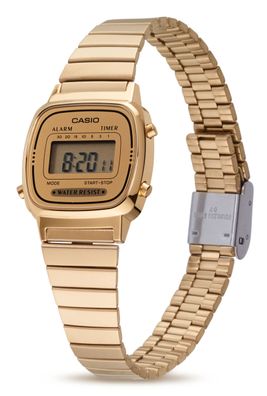 Casio Damenuhr LA670WEGA-9EF Digitaluhr golden