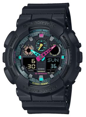 G-Shock Uhr GA-100MF-1AER schwarz Casio Armbanduhr