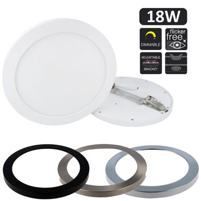 18W LED Panel Aura Smart Easy Fix Dimmbar IP20 Einbau Strahler Aufputz Spot Decken