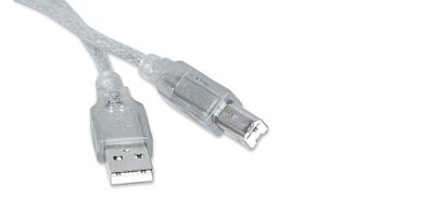 1,5 Meter Hi-Speed USB 2.0 Kabel: Transparente Leistung mit 480 Mbit/s Übertragung