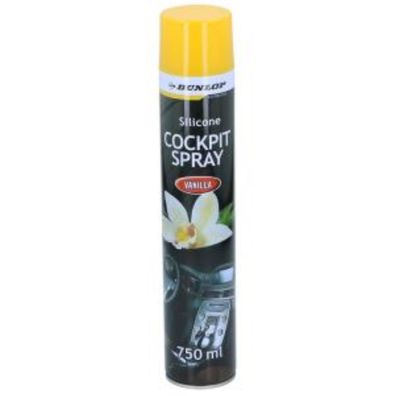 Dunlop - Cockpit-Reinigungsspray 750 ml mit Vanillengeruch für die umfassende