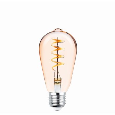 Forever Light LED Birne Filament E27 ST64 4W 230V 2000K 250 Lumen SF Gold Reto