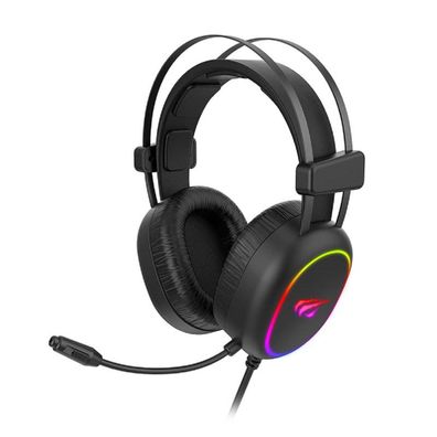 Gaming Kopfhörer Headphones Havit Gamenote H2016D RGB USB+3.5mm mit Mikrofon Schwarz