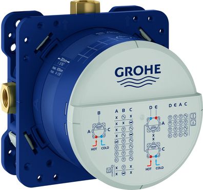 GROHE Universal Unterputz-Einbaukörper Rapido SmartBox 35604 DN 15 3 Abgänge