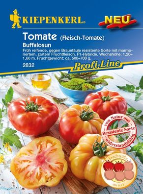 Fleisch-Tomate Buffalosun F1, früh reifende gegen Braunfäule resistente