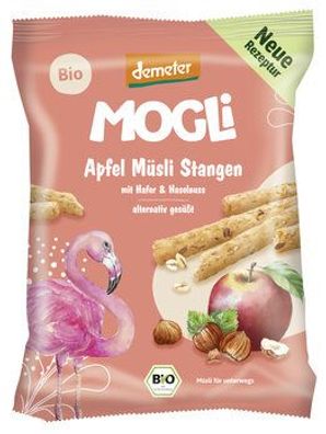 MOGLi Naturkost GmbH Apfel Müsli Stangen - mit Apfel und Haselnuss 75g