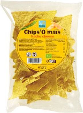 Pural Chips'O maïs Nacho Cheese 125g