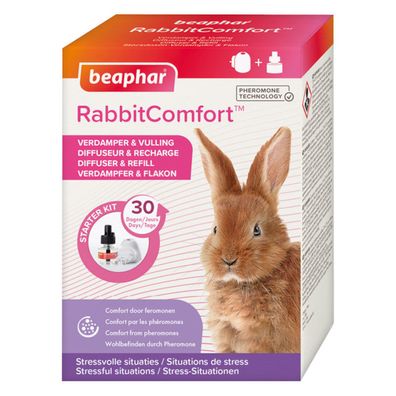 Beaphar RabbitComfort Verdampfer & Flakon für Kaninchen gegen Stress & Ängste - 48 ml