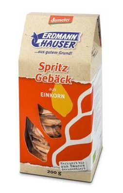 ErdmannHAUSER Getreideprodukte GmbH 3x demeter Einkorn-Spritzgebäck 200g