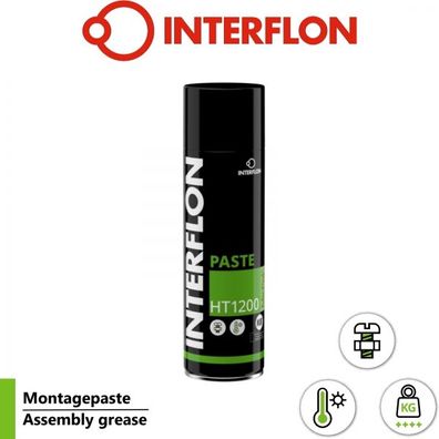 Interflon Paste HT 1200 300 ml Aerosol Hochtemperatur Montagepaste MicPol