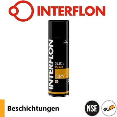 Interflon Slide Wax Dry Sprühdose 500 ml Gleitmittel Trockenwachs Aerosol MicPol