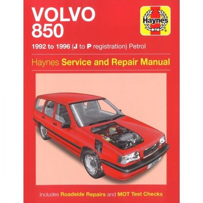 Volvo 850 1992-1996 Benzin 1984cc 2319cc 2435cc T5 Reparaturanleitung Haynes