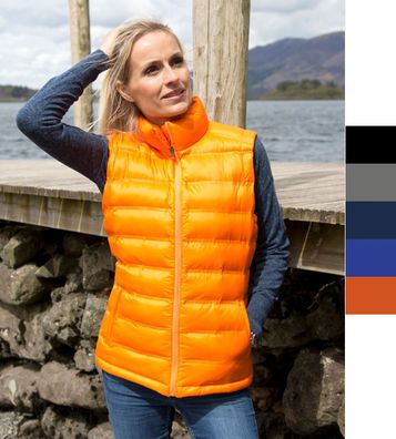 Result gefütterte Damen Weste winddicht XS-XL Ice Bird Padded Gilet R193F NEU