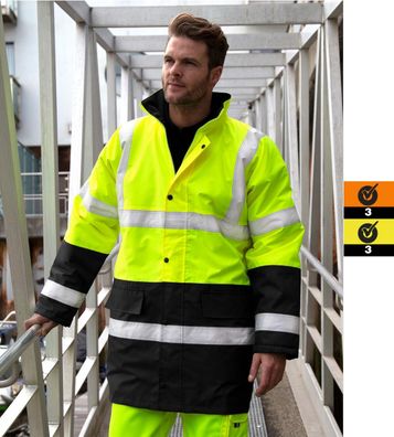 Result Safe-Guard Core Motorway 2-Tone Safety Coat R452X