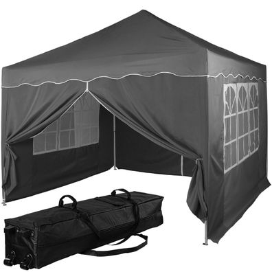 Instent® Pavillon 3x3m Partyzelt Faltbar Wasserdicht Gartenpavillon Seitenteile