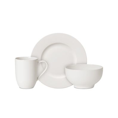 Villeroy & Boch For Me Frühstücks-Set 2 Pers. Premium Porcelain weiß 1041537041