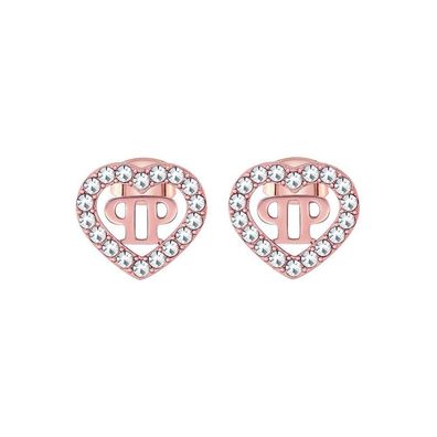 Philipp Plein - PJZEA10EU - Ohrstecker - Damen - PLEIN ROCKED HEART