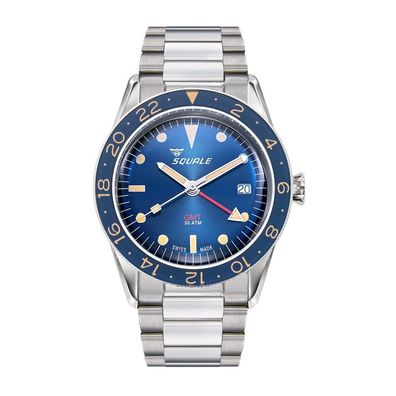 Squale - SUB-39GMTB. BR22 - Armbanduhr - Taucheruhr 30 ATM - Automatik - SUB39GMTB