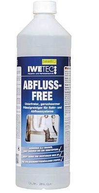 Iwetec Abfluss-Free, Flüssig-Rohrreiniger 1 Liter