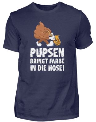 Pupsen bringt farbe in die Hose - Herren Premiumshirt