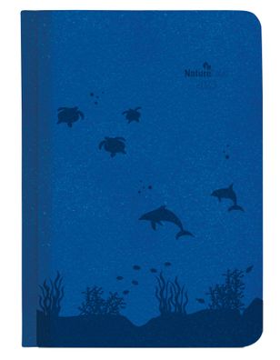 Kalender 2025 -Wochen-Minitimer Nature Line Ocean A6 2025- 10,7 x 15,2cm