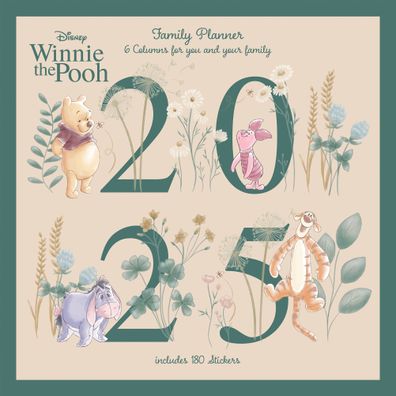 WINNIE THE POOH 2025 30X30 Familienplaner