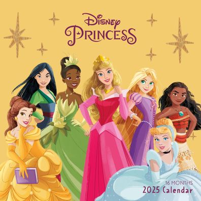 DISNEY Princess 2025 Broschürenkalender - Broschürenkalender 2025