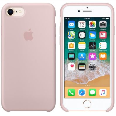 Original Apple iPhone 8 / 7 / SE 2020 / SE 2022 Silikon Case MQGQ2ZM/A Pink Sand