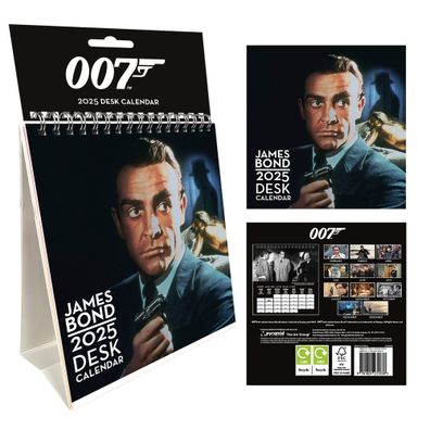 JAMES BOND 2025 Tischkalender