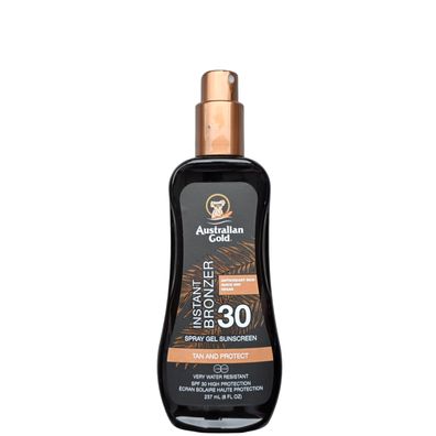 Australian Gold/SPF30 Instant Bronzer Spray Gel 237ml/Sonnenschutz/Sonnencreme