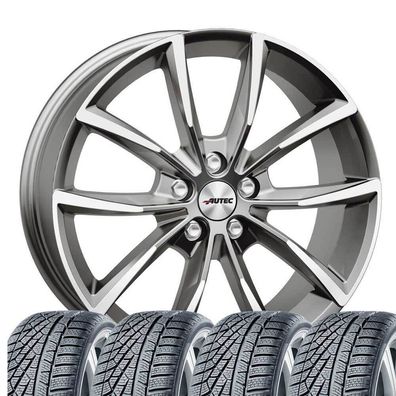 4 Winterräder Astana 8x18 TITANP 225/40 R18 92V für CUPRA Leon Continental Winte