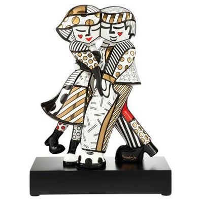 Goebel Pop Art Romero Britto Golden Cheek to Cheek - Figur Neuheit 2020 66452501