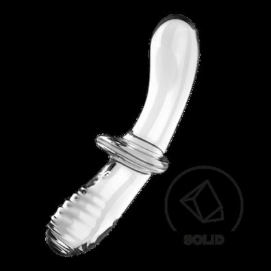 Satisfyer - Double Crystal - Glass Dildo - Transparent