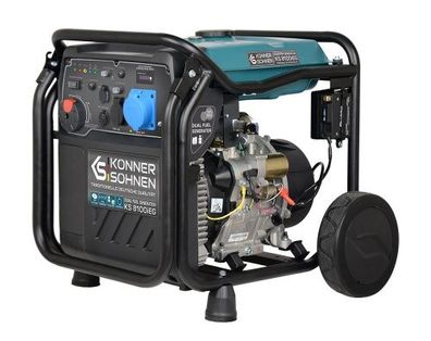 Könner & Söhnen LPG/Benzin-Inverter-Generator KS 8100iE G Stromversorgung Energie