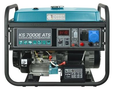 Könner & Söhnen Benzin-Generator KS 7000E ATS Notstromaggregat mobiler Generator