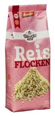 Bauck Mühle 3x Reisflocken Vollkorn glutenfrei Demeter 475g